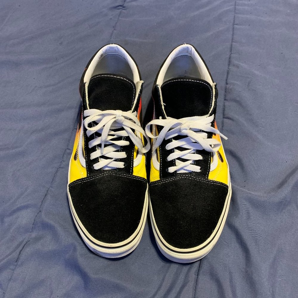Vans Old Skool Flame Shoes Size 13